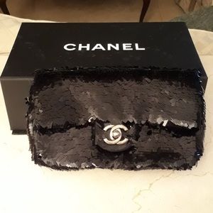 Sequins Chanel Evening Purse